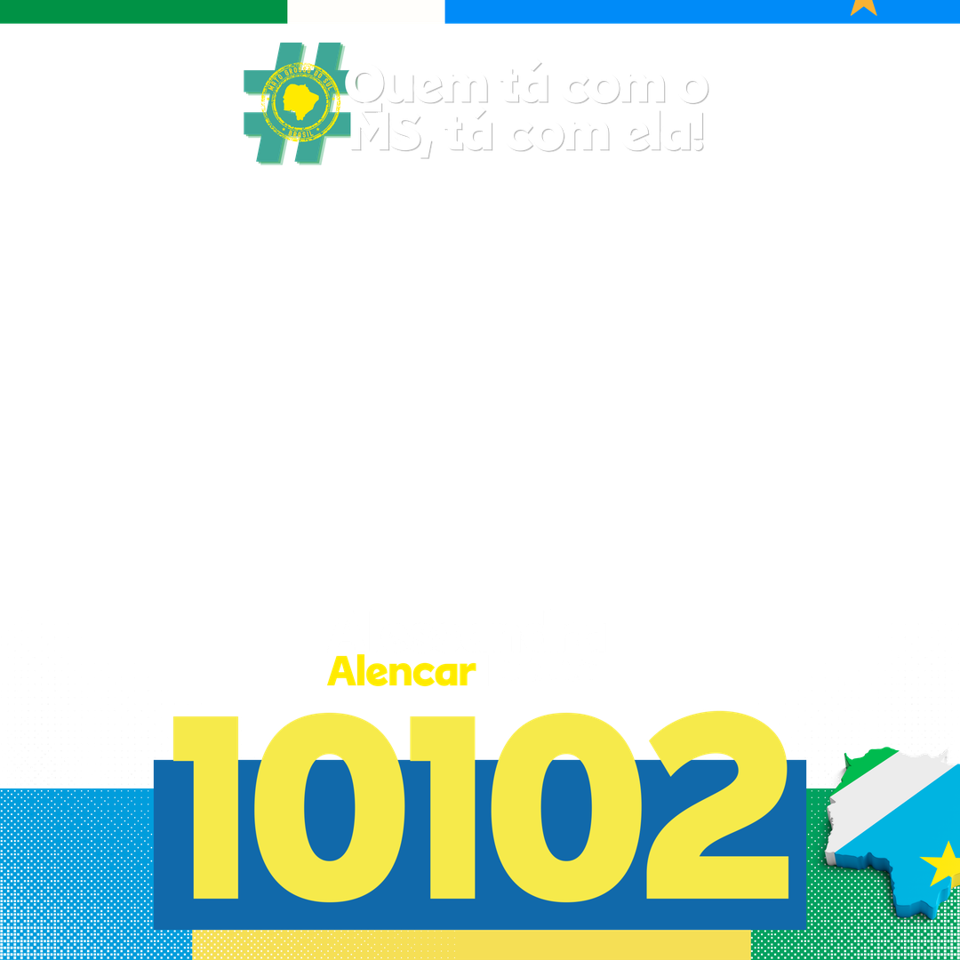 Moldura Eu Apoio Alessandra Alencar